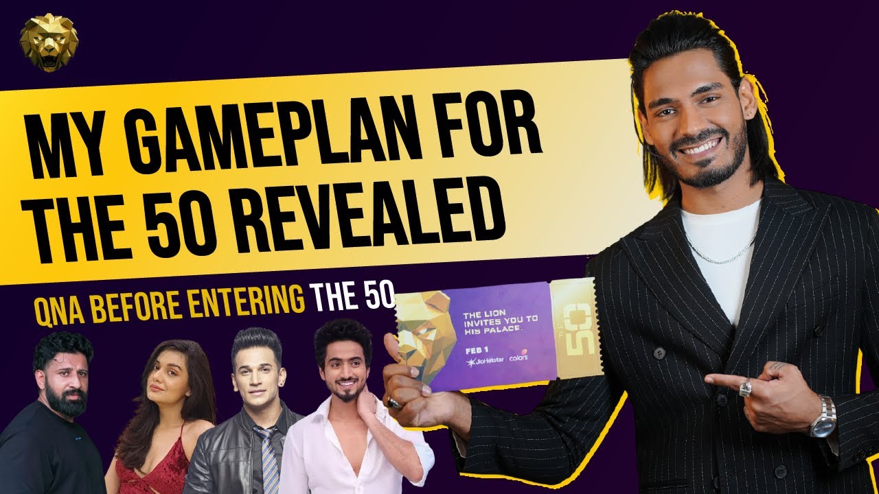 The 50 Game Plan + My Bigg Boss 18 Journey? | Special Q&A Before Entering The 50