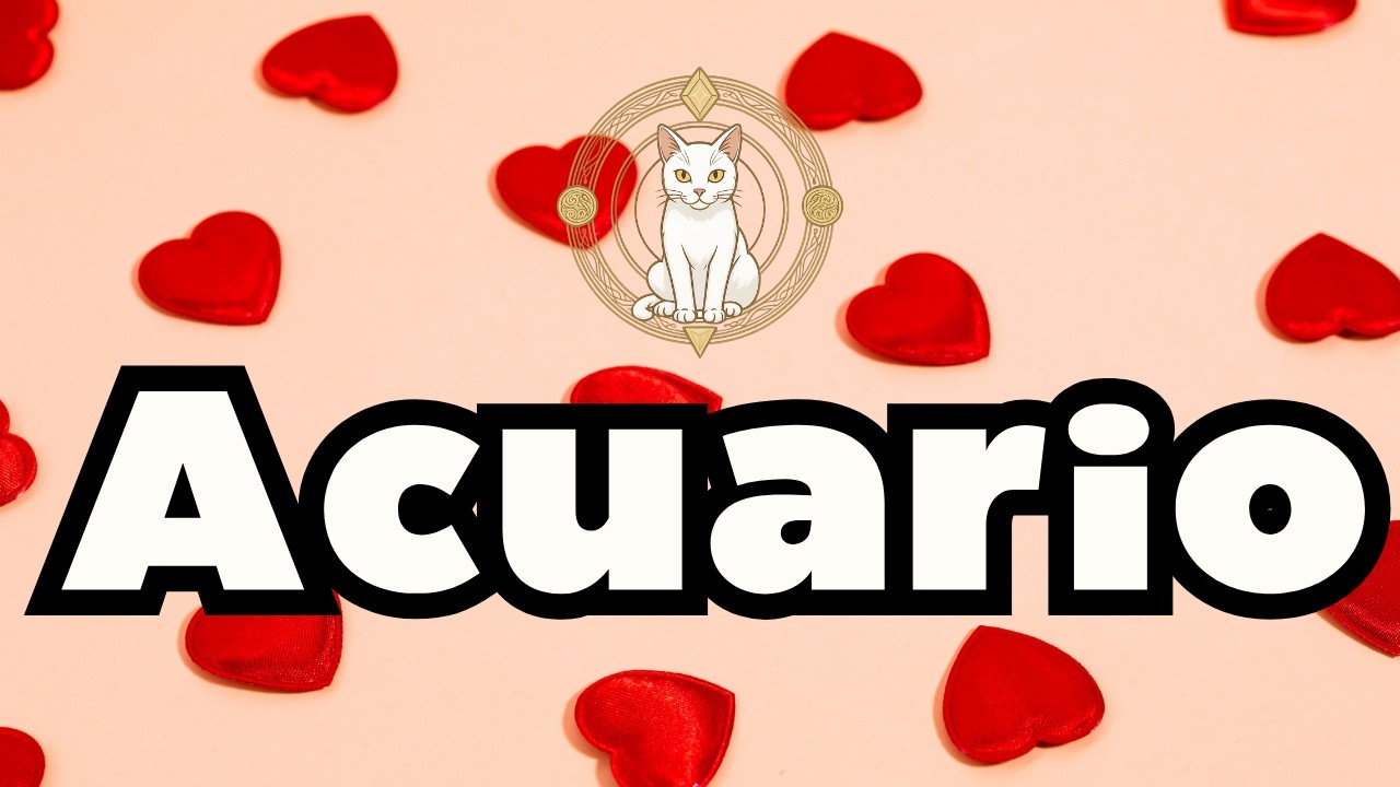 ACUARIO, ALGUIEN REGRESA SIN DUDAS! TE EXTRAÑA Y QUIERE TENER UNA CONVERSACIÓN CORAZÓN A CORAZÓN!