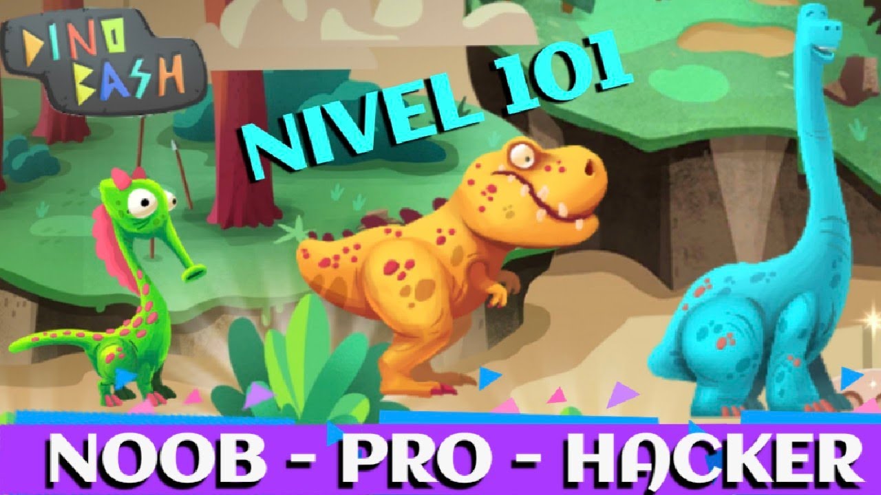 DINO BASH 🦖🦕// NOOB vs PRO vs HACKER NIVEL 101//DORI ELI 💜