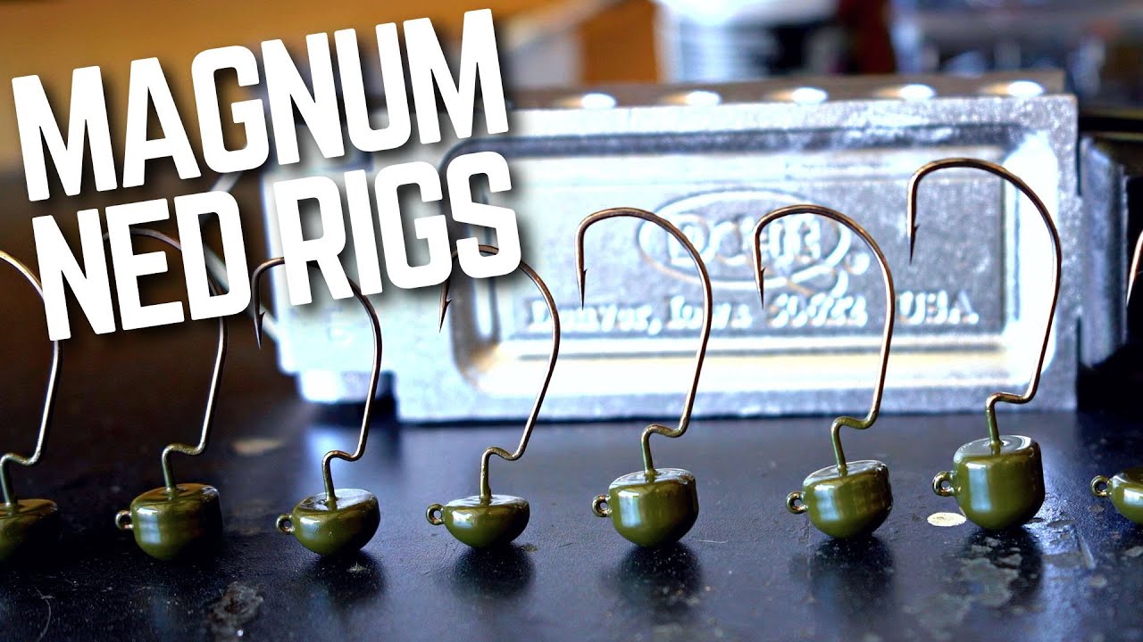 Next Level Ned Rigs with the BRAND NEW DoIt Molds Magnum MidWest Finesse Jig Mold