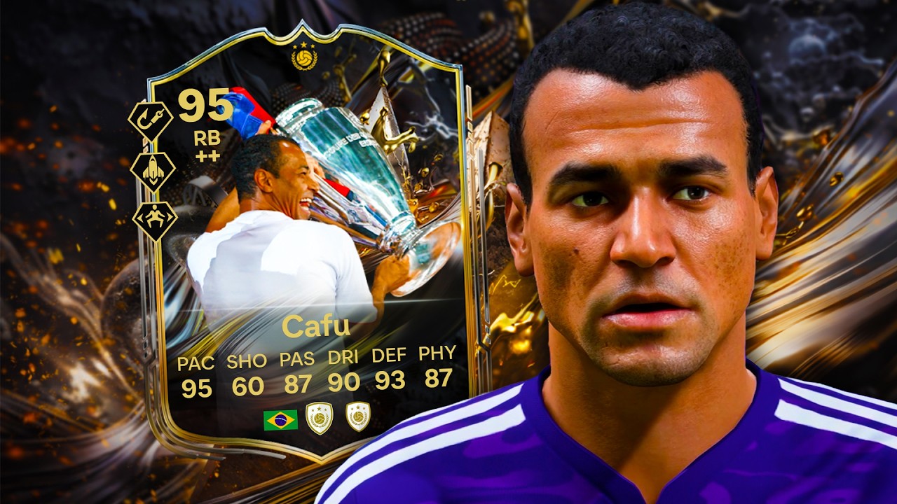 Обзор игрока Cafu FC 26 из команды Trophy Titans (95 очков)