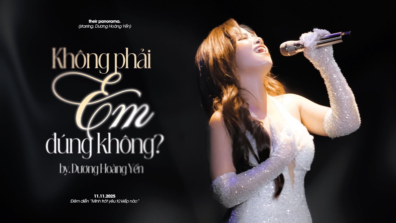 [FANCAM] Không Phải Em Đúng Không - Dương Hoàng Yến @ Đêm diễn 'Mình trót yêu từ kiếp nào' 111125
