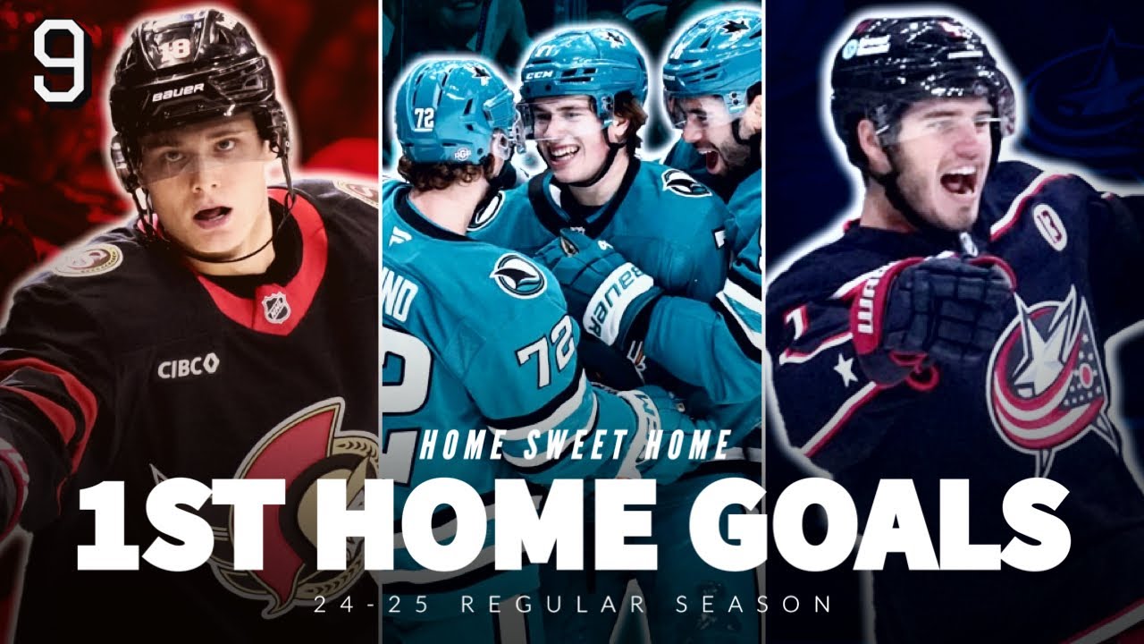 Every NHL Team's First Home Goal | 2024-25 NHL Highlights