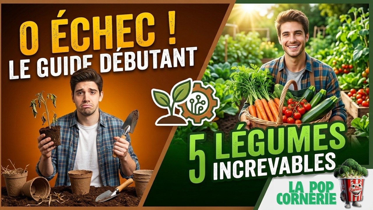 5 Légumes INCREVABLES pour ton premier potager