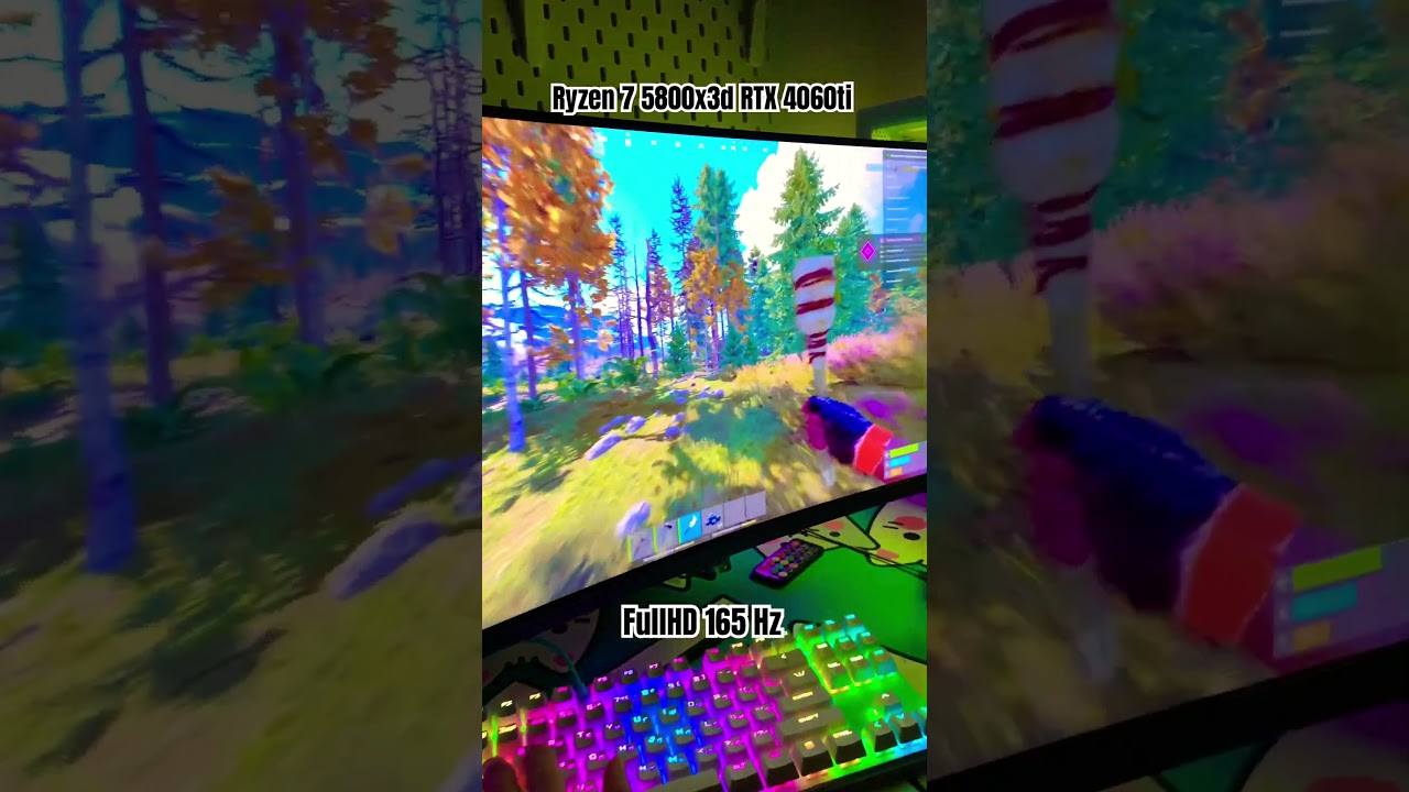 Комп мечты #rust #ryzen #5800x3d #rtx #rtx4060ti #gaming #pcbuild #pc #gamer #pcgaming #colorful