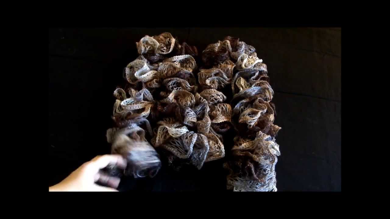 How to crochet ruffle scarf 2 ways | Crochet for beginners | Crochet scarf pattern