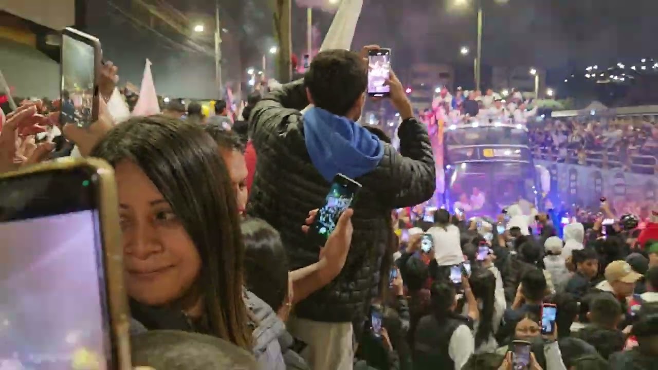 Festejos Indoamérica - LDU Campeón Copa Sudamericana 2023