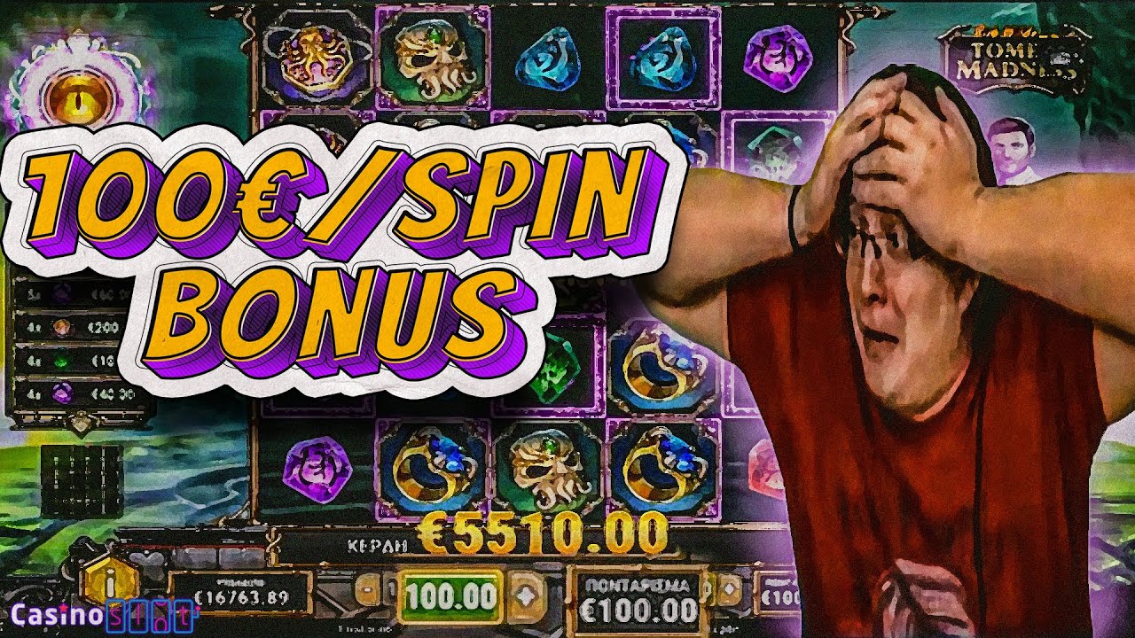 &Mu;&Pi;&Eta;&Kappa;&Alpha;&Mu;&Epsilon; BONUS &Mu;&Epsilon; 100&euro; SPIN &Sigma;&Tau;&Omicron; TOME OF MADNESS... | BIG SLOTS WIN [9/3]