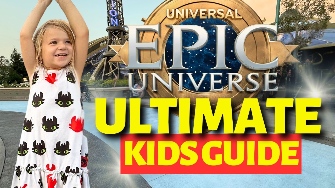Will Kids love Epic Universe?? | ALL Attractions for Toddlers & Families at EPIC Universe
