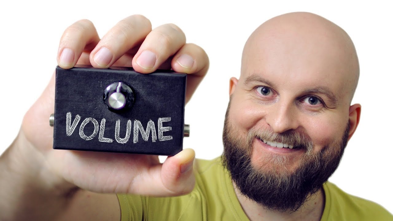 How To Make A Volume Pedal For Guitar In 3 Minutes (DIY Attenuator stomp box For AMP)