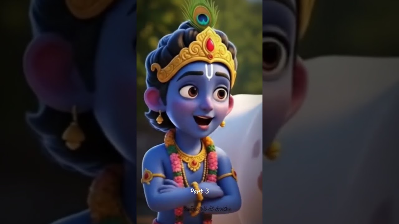Thakur Ji Ki Cute Funny Leela | Krishna Katha - Pujya Shri Indresh Ji Maharaj | Barsana Katha