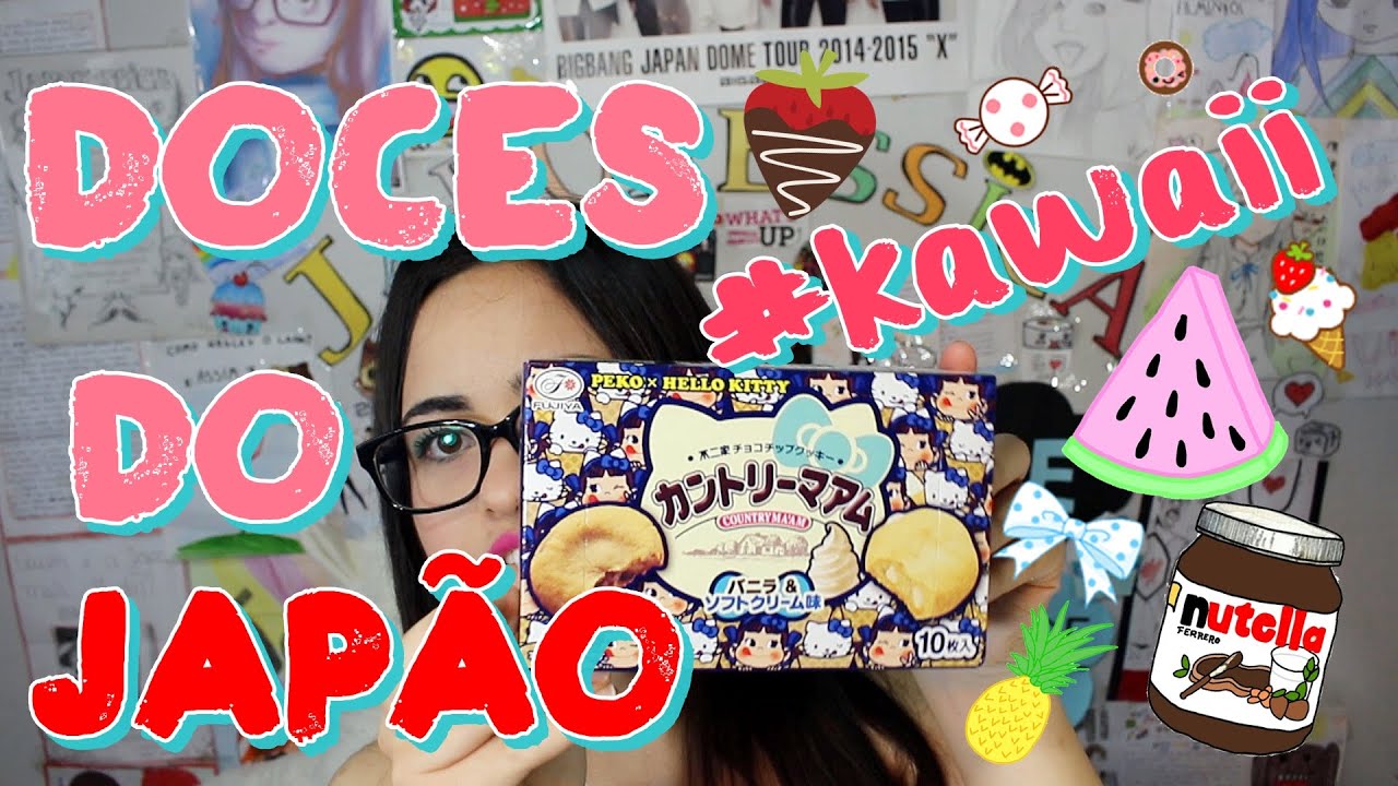 Doces do Japão - Chocolate de melancia ?