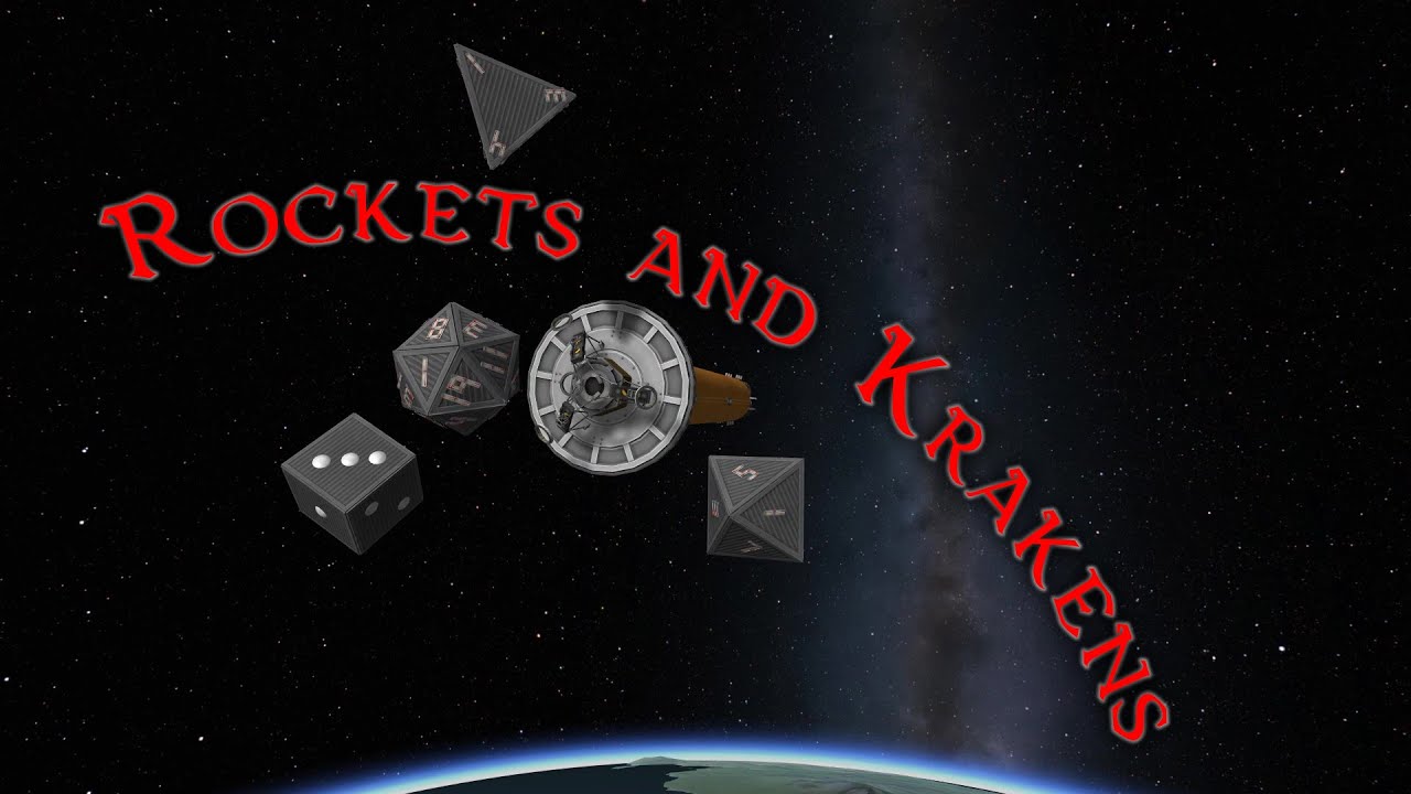 The Kerbals play a rousing game of Rockets and Krakens