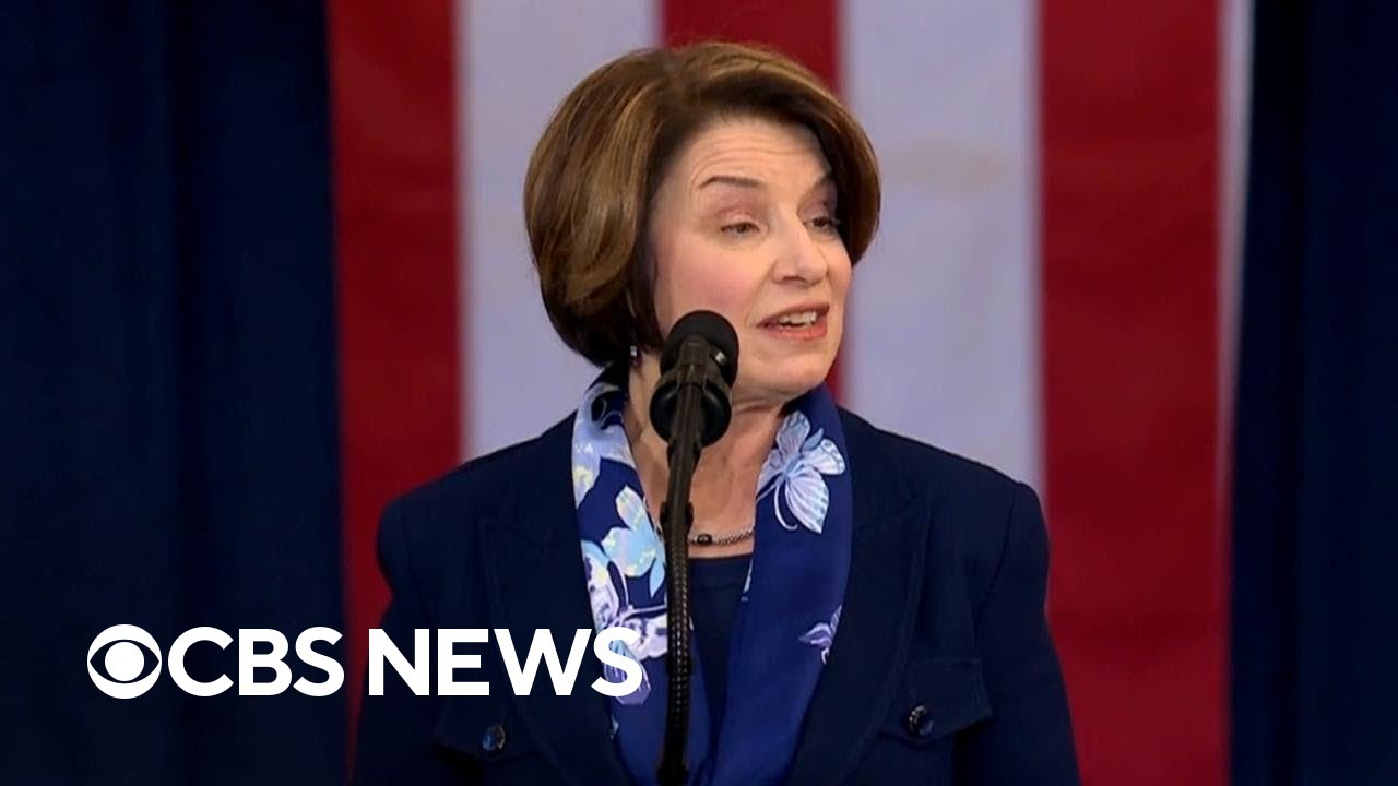 Sen. Amy Klobuchar speaks at Trump inauguration