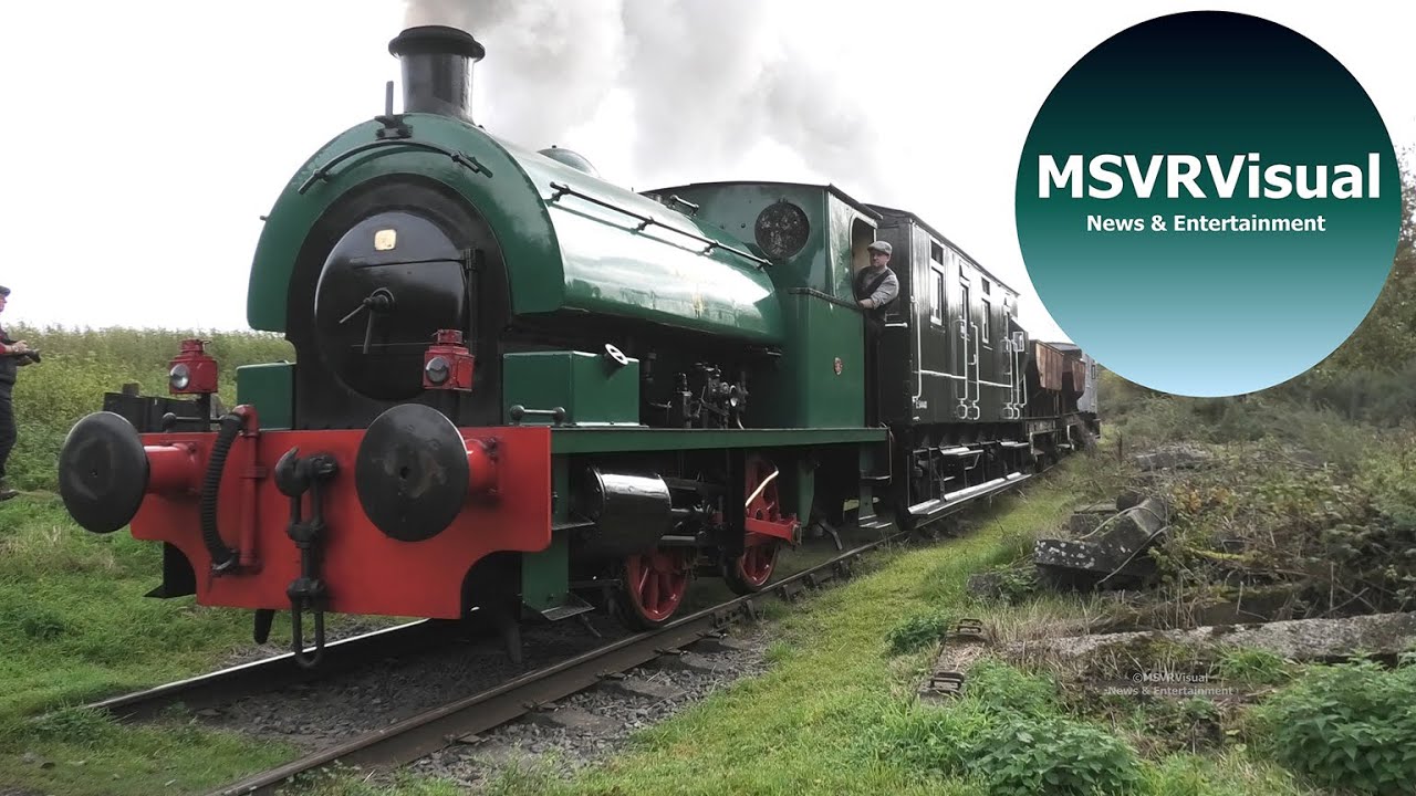 Compilation Of Steam And Diesel Locomotives At Chasewater Railway 4K