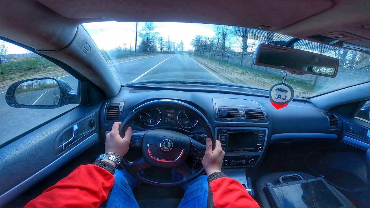 ЗА РУЛЕМ / SKODA OCTAVIA [1.8 152л.с] 🇨🇿 / POV TEST DRIVE / ТЕСТ ДРАЙВ ОТ ПЕРВОГО ЛИЦА