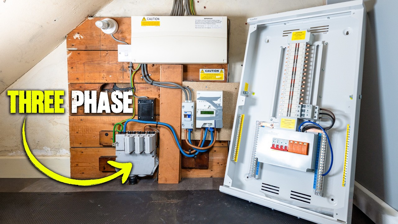 Can you have 3 times the power at home? THREE PHASE UPGRADE.