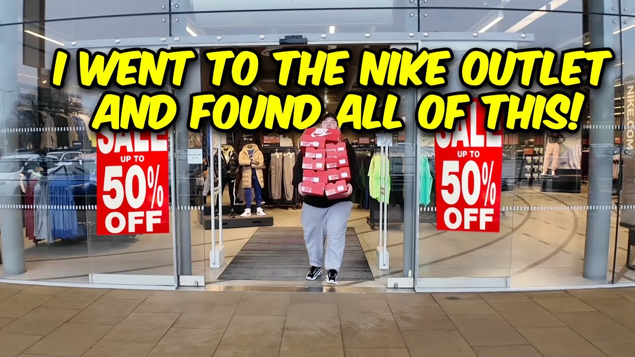 I WENT TO THE NIKE OUTLET AND FOUND ALL OF THIS!!!