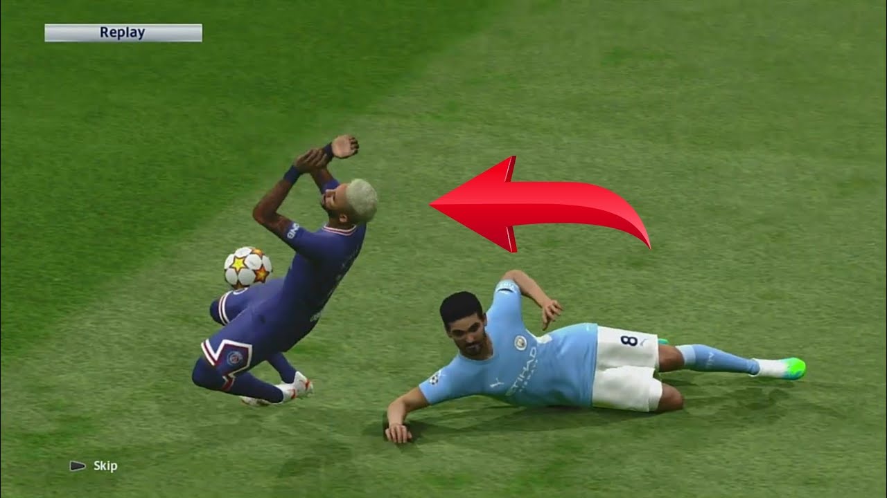 eFootball PES 22 PS3 FOULS!!!
