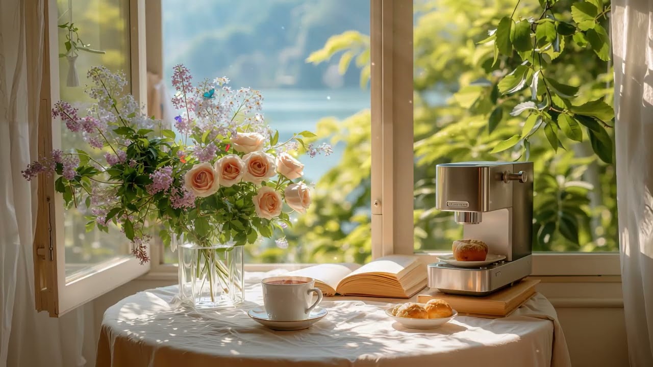 Morning Coffee Piano ☕ Soft Piano Music in 4K for a Peaceful, Gentle Start