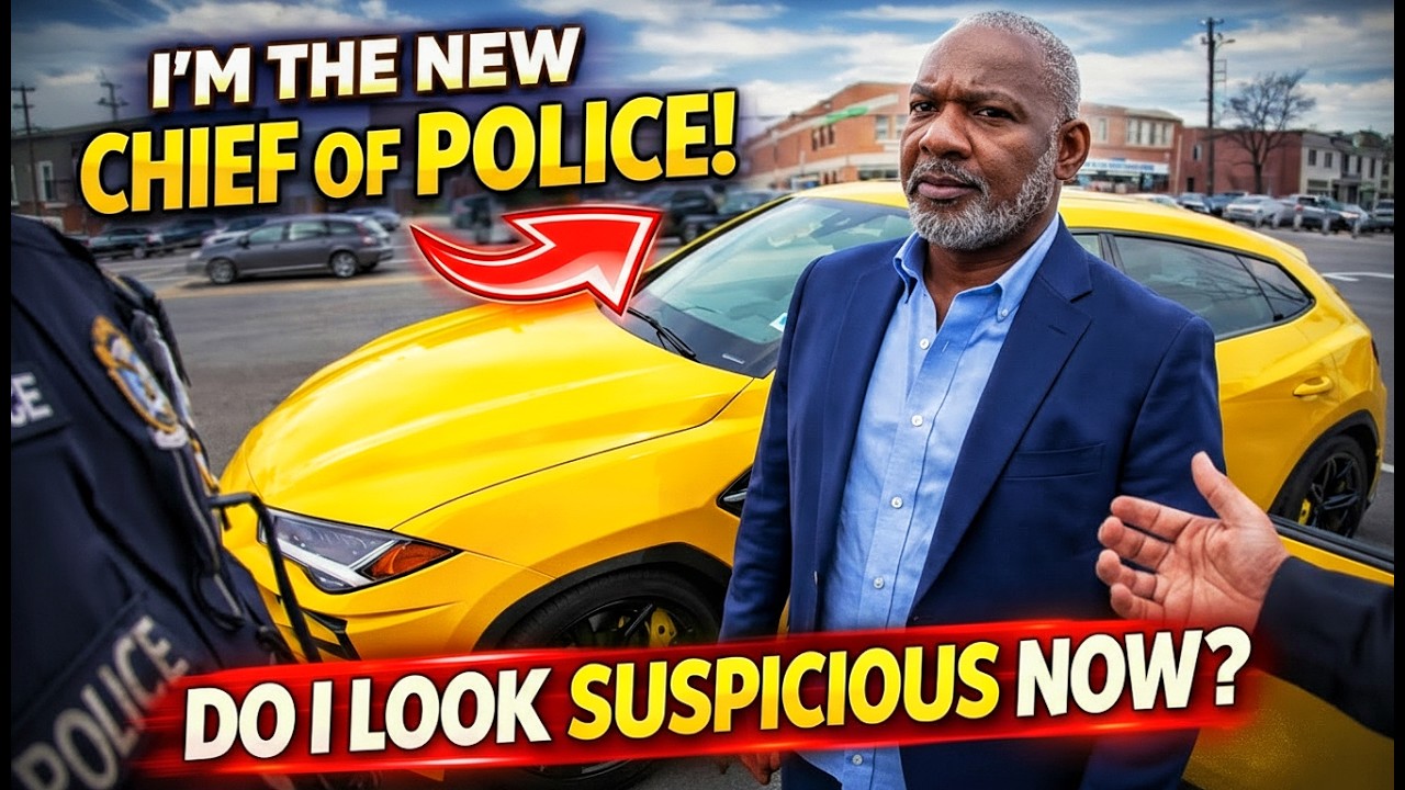 Racist Cop Illegally Searches Black Man’s Lamborghini — Turns Out The New Police Chief