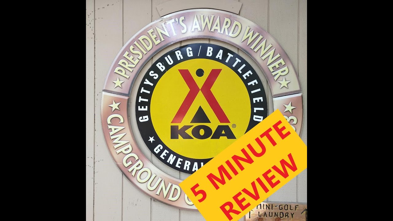 Gettysburg/Battlefield KOA - 5 Minute Review/Rating