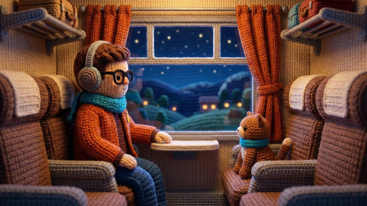Train Journey Lofi Jazz 🚂  | Cozy Chill Music