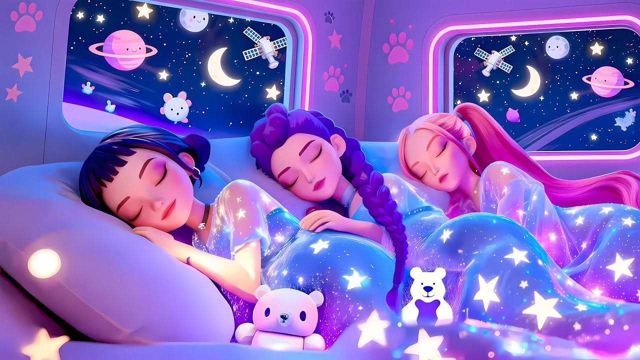 🌙 В мир снов вместе с Зои, Руми и Мирой💤 Оздоровление мозга • Снятие тревоги • Выделение мелатонина