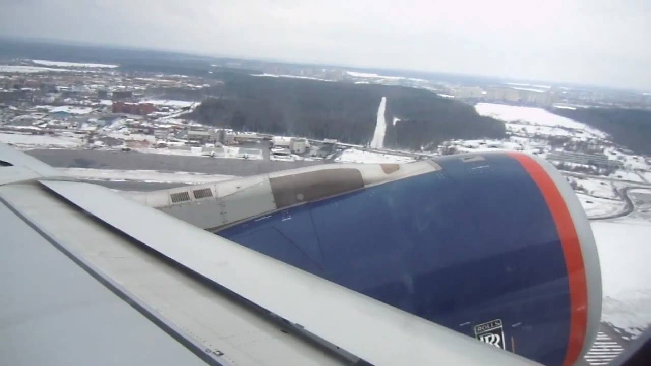 Aeroflot Airbus A330-200 Takeoff at Sheremetyevo Airport