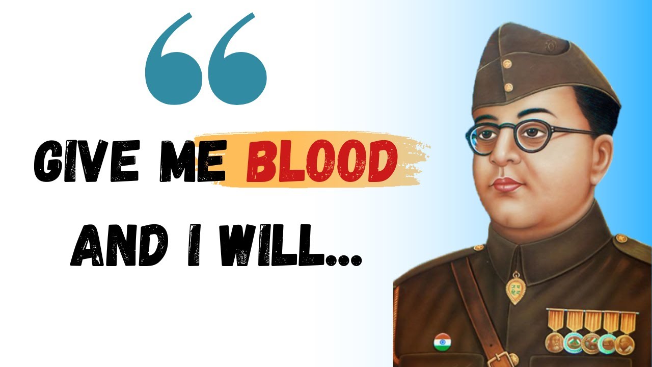 Netaji Subhash Chandra Bose Quote | Inspirational Quotes | Motivational Quote| The Inspiring Thought