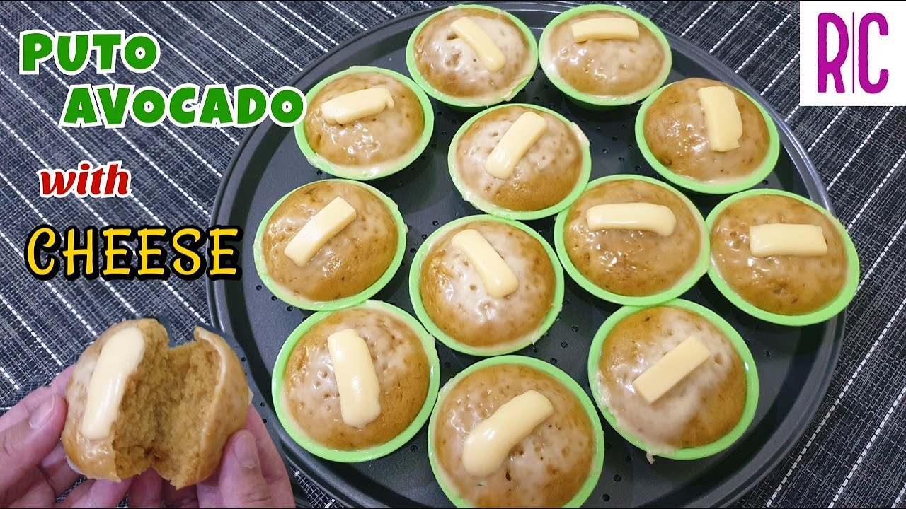 PUTO AVOCADO WITH CHEESE | No Bake Avocado Cupcake | Steamed Avocado Cake | Recel Creates