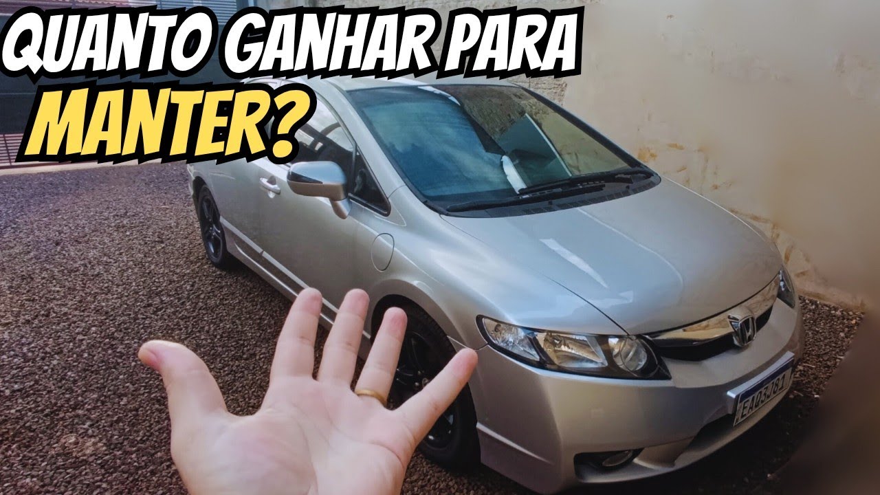 Quanto gastei em 3 meses com Honda Civic G8 em 2025