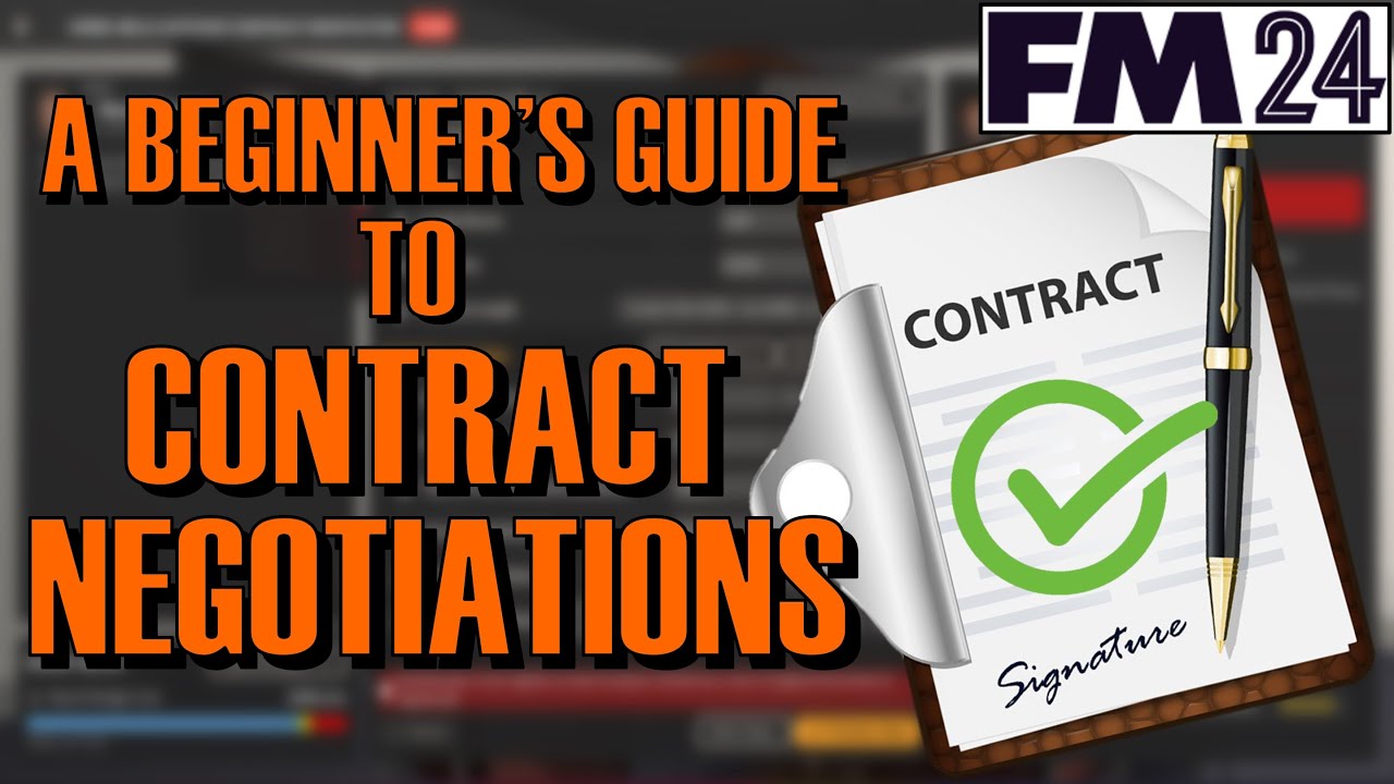 A Beginner's Guide To Contract Negotiations in Football Manager | FM24 Tutorial