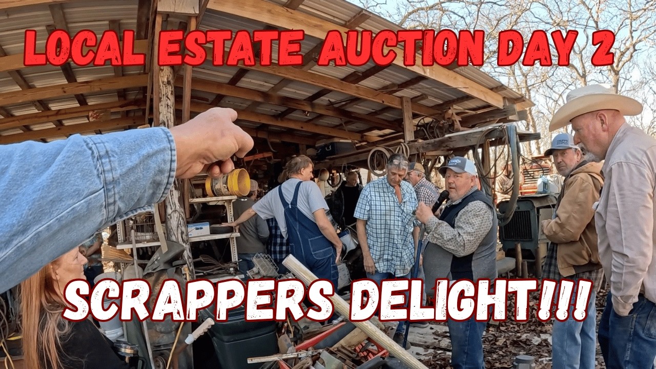 Local Estate Auction Day 2! A lifetime of STUFF!!! Hunting for Treasure?