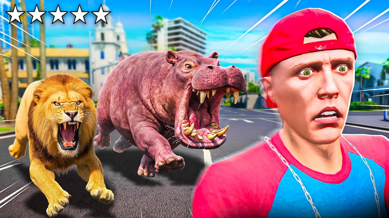 TIERE BRECHEN AUS DEM ZOO AUS in GTA 5!