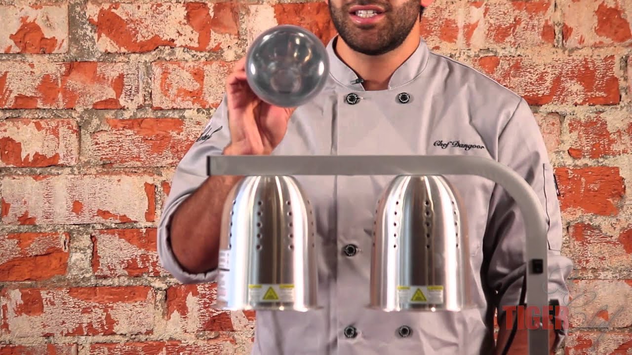 Winco EHL-2 Heat Lamp Showcased by Chef Dangoor -- TigerChef