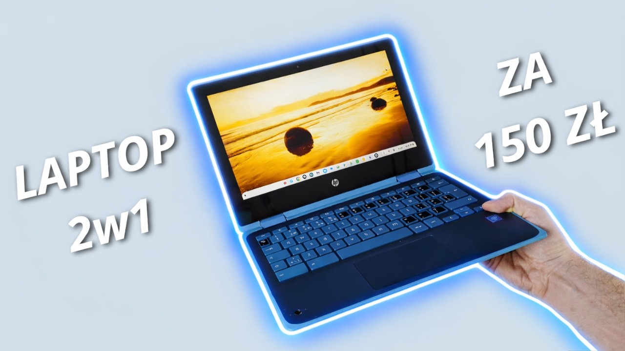 Laptop 2w1 do notatek i internetu za 150 złotych?