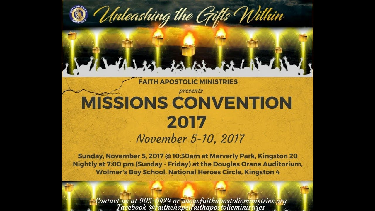 Mission Convention 2017 - Nov 05, 2017 [Sunday Morning] Speaker: Pastor Wayne Williams