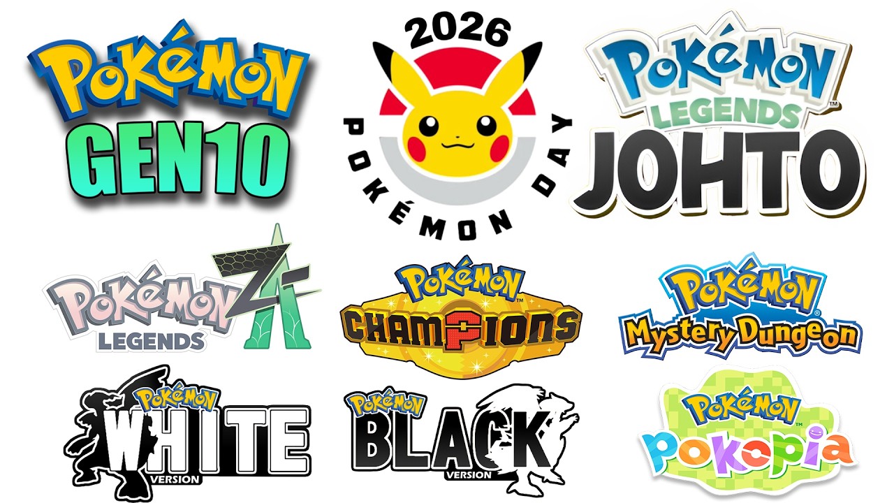 TONS OF BRAND NEW GAMES ANNOUNCED FOR POKEMON DAY 2026 SOON!