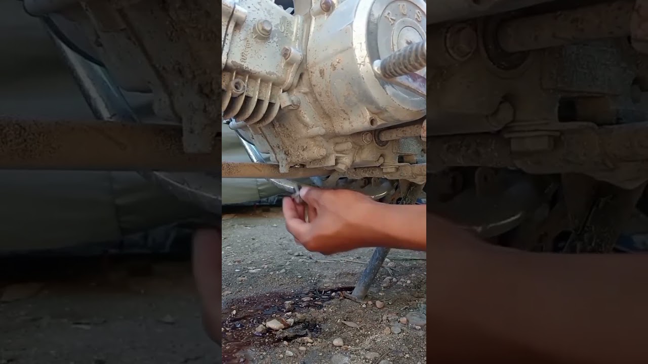 Change Oil Rusi110‼️😱 #motorcycle #shorts #ytshorts #youtube #viral #trending #subscribe