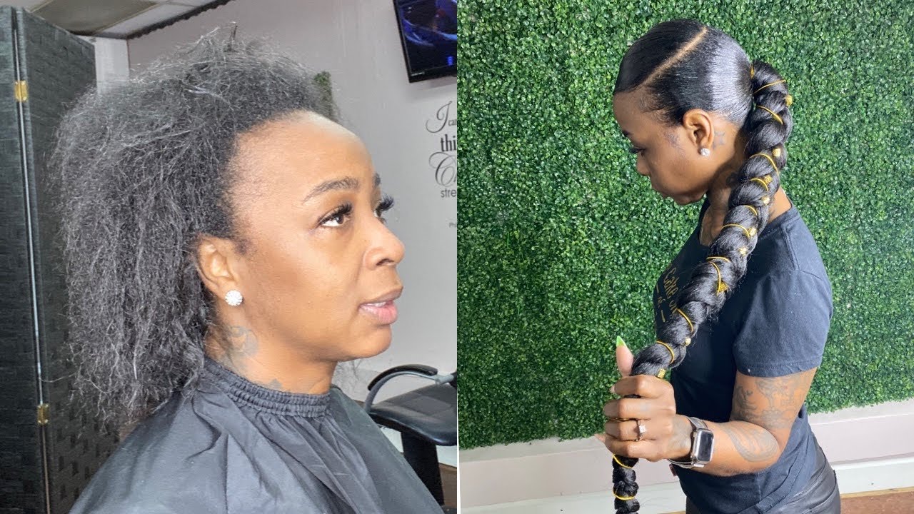 EXTRA LONG JUMBO BRAID ON NATURAL HAIR | BEGINNER FRIENDLY PROTECTIVE STYLE |