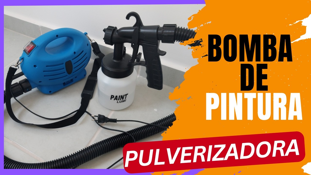 BOMBA DE PINTURA PULVERIZADORA - Será que Vale a Pena