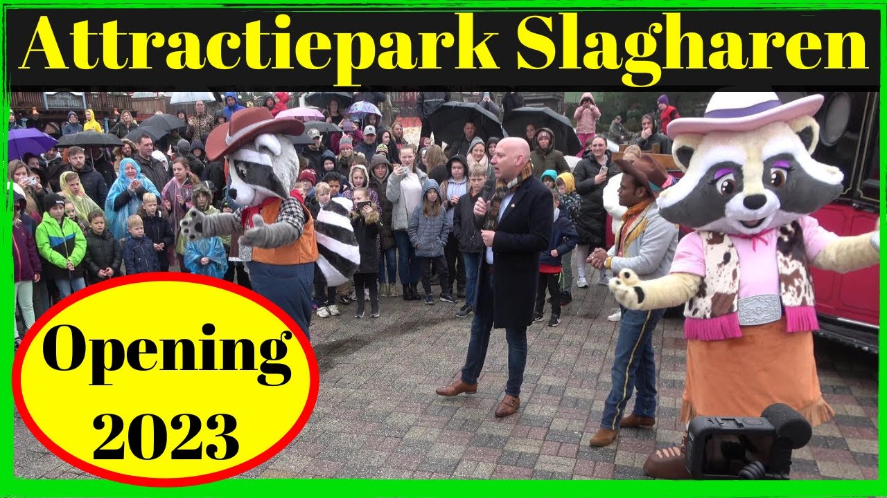 Attractiepark Slagharen 2023 - Vlog eerste dag nieuwe seizoen