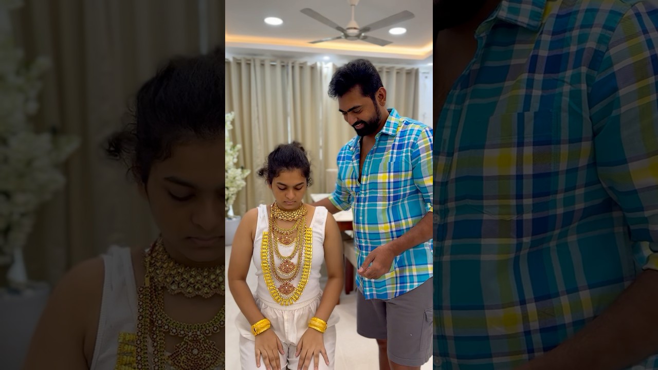 Varshini ni maha vishnu ga ready chesam 🙏🏻💫#telugu #youtube #shortvideo #krishnajanmashtami