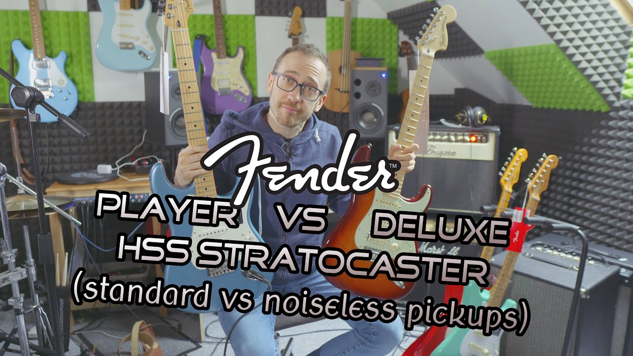 Fender Player VS Deluxe Stratocaster HSS (Standard Single Coils VS. Noiseless) ENG SUB