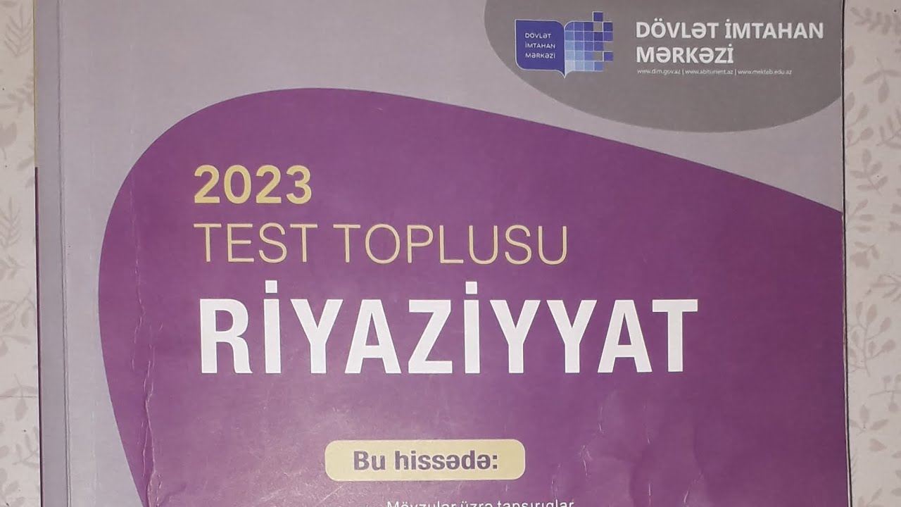 Dim test toplusu 2023 .ƏBOB ƏKOB 52-102
