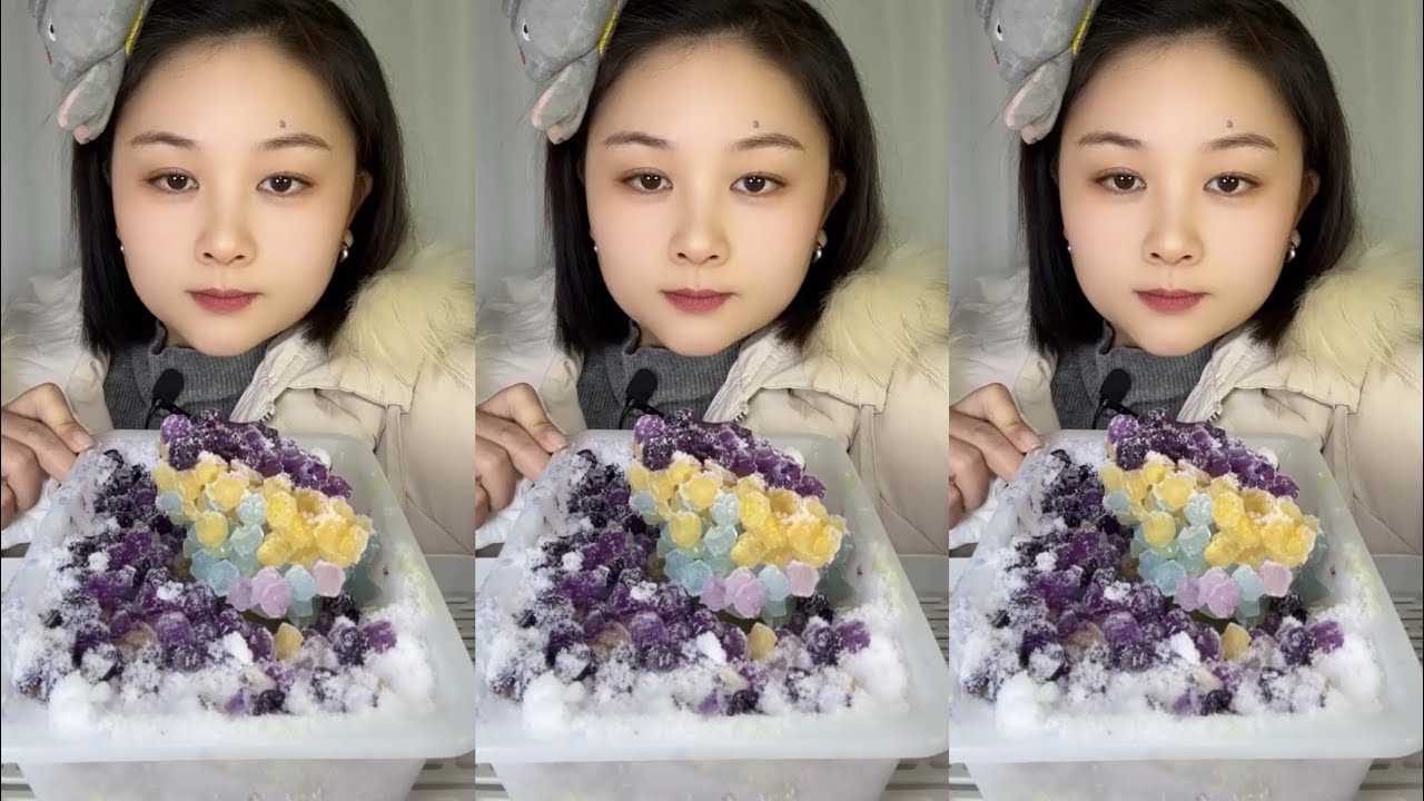 ASMR ICE EATING / ASMR MUKBANG ICE EATING SOUNDS FROM THE FROZEN WATER
