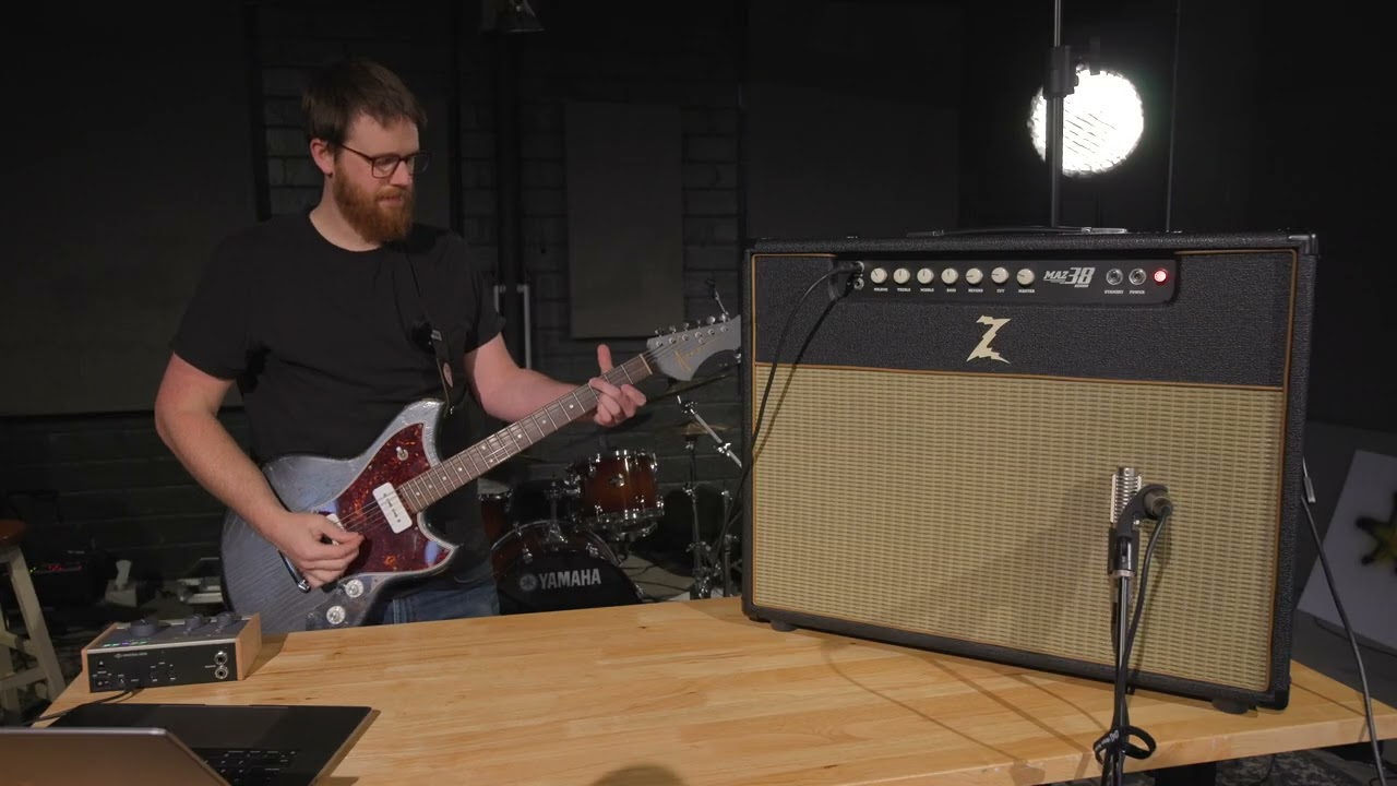 Dr. Z Maz 38 Senior Reverb 2x12 \\ Knob Turning and Sample Sounds