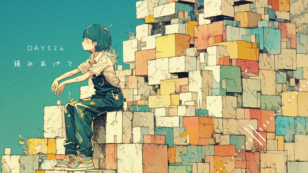 【 DAY526 】積み上げて / 蒼い鍵盤【 作業用/静かで孤独なピアノ/毎日フリーBGM  】