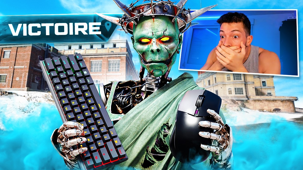 J'ESSAYE DE JOUER CLAVIER SOURIS SUR WARZONE 😱